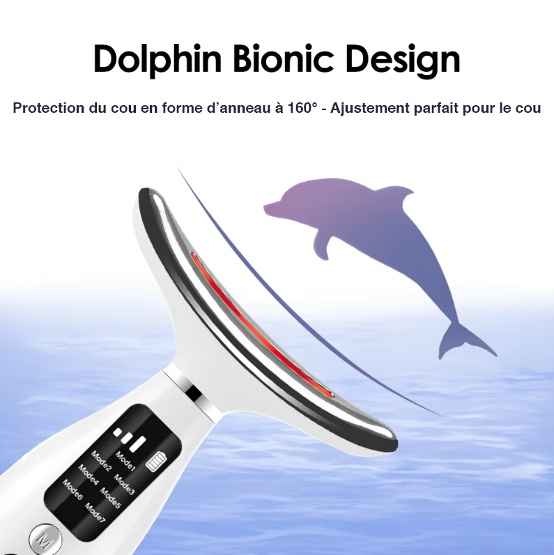 Transformez votre routine beauté ! 🌈✨ Masseur visage et cou LED 7 couleurs pour une peau plus jeune 💖✨ 3 niveaux, 7 modes – Parfait pour un usage domestique ! #BeautyTech #SkincareRoutine