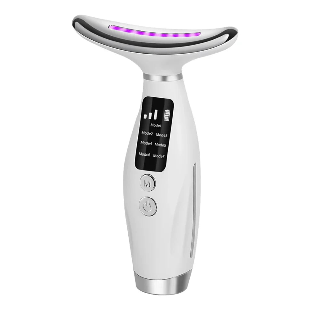 Transform Your Beauty Routine! 🌈✨ 7-Color LED Face & Neck Massager for Youthful Skin 💖✨ 3 Levels, 7 Modes - Perfect for Home Use! #BeautyTech #SkincareRoutine